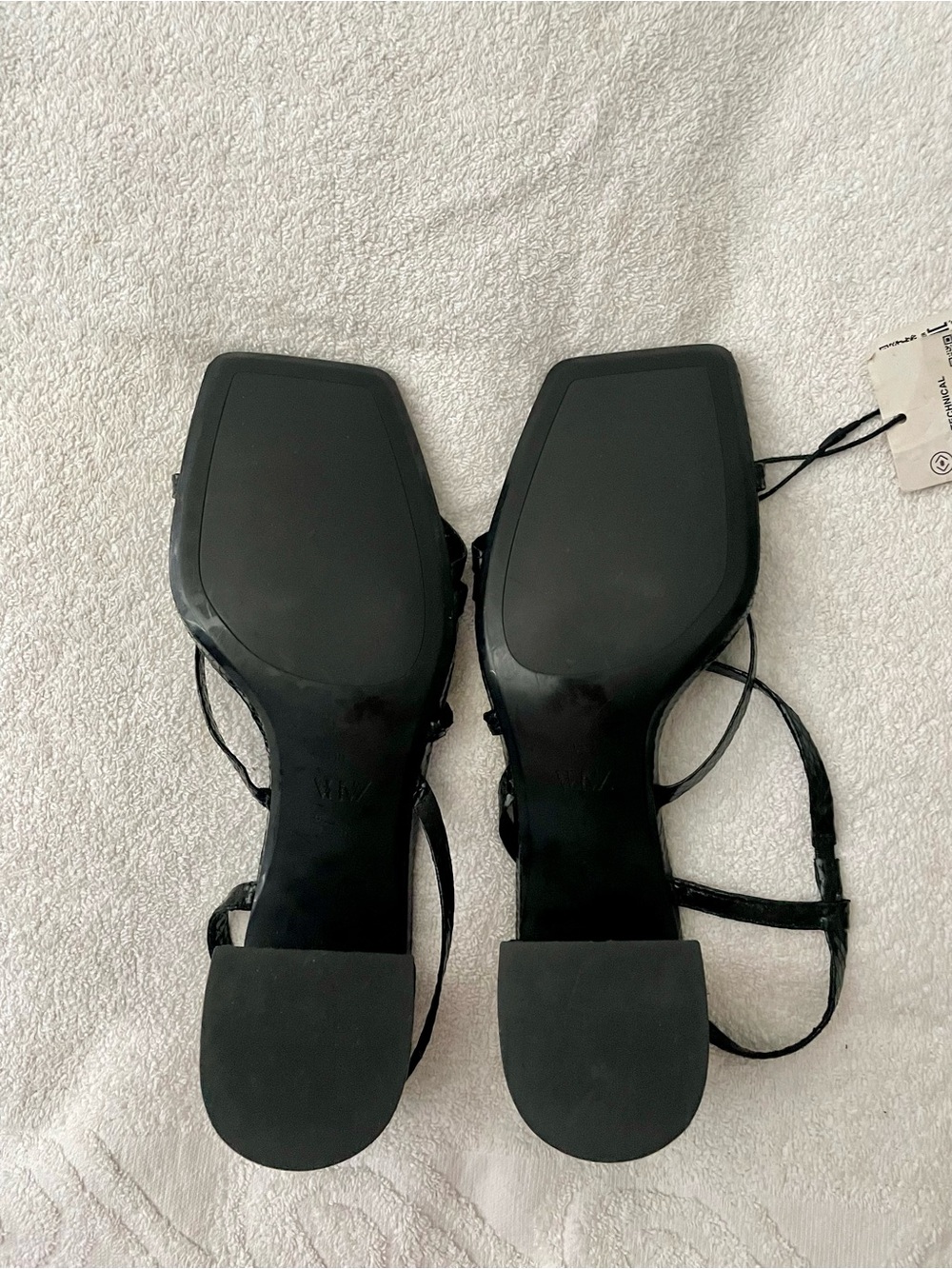 NWT Zara Strappy Sandal with Block Heel - Picture 8 of 10
